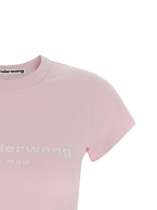26SS 알렉산더 왕 반팔 티셔츠 1CC2261292680 Pink - ALEXANDER WANG