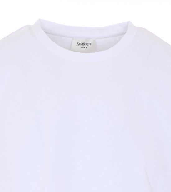 26SS 생로랑 반팔 티셔츠 861693 Y38AK9538 White - SAINT LAURENT