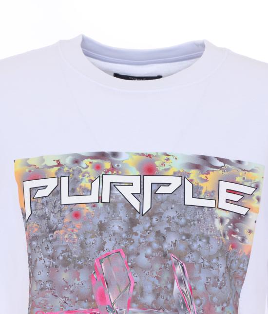 26SS 퍼플 브랜드 반팔 티셔츠 P104 TBDS226WHITE White - PURPLE BRAND