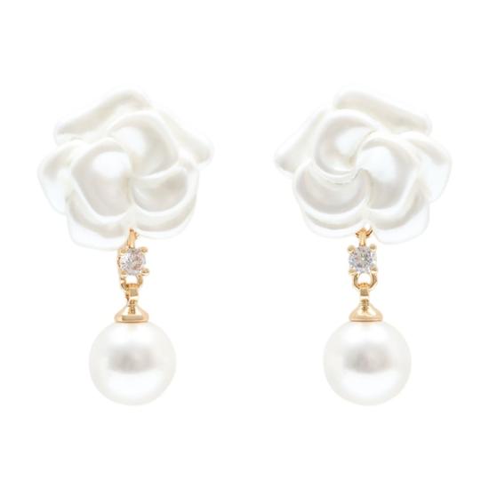 26SS 셀프 포트레이트 이어링 SS26 647E P ivory