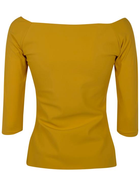 26SS 키아라보니 반팔 티셔츠 TOSAFF BS 098 67802 BRIGHT GOLD - CHIARA BONI