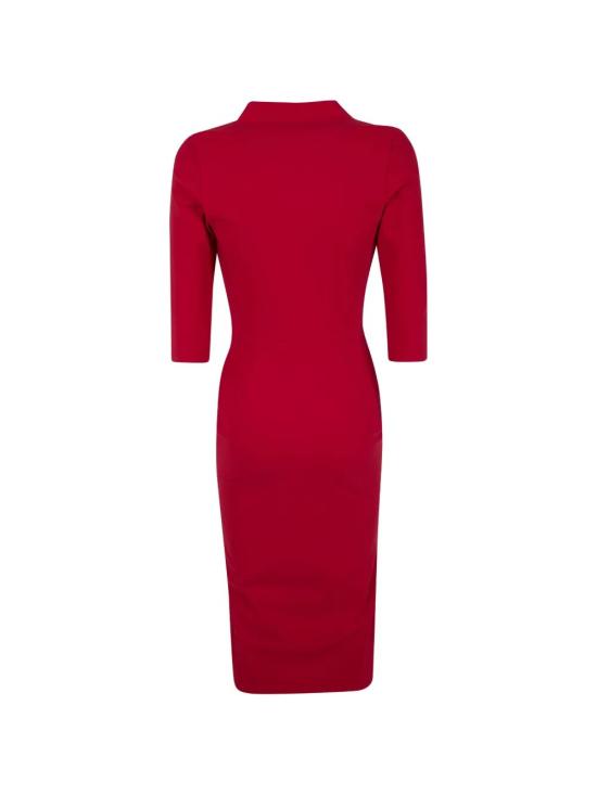 26SS 키아라보니 미디 원피스 ABAGUSIA BS 67869 RUBY - CHIARA BONI