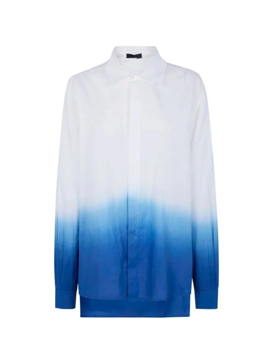 26SS 마리아 칼데라라 셔츠 V202MH 17 WHITE BLACK - MARIA CALDERARA