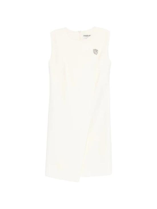 26SS 키아라보니 미디 원피스 ABCDANKABRSHZPL BS 802 CREAM - CHIARA BONI