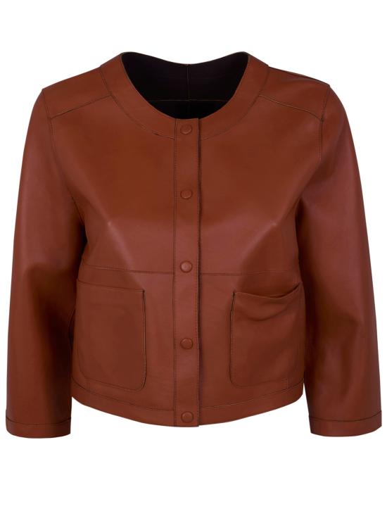 26SS 더 재키 레더스 가죽 자켓 SHEILA REV 53 RED