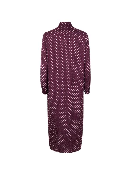 26SS 로라 우비나티 숏 원피스 E6V04TP 08 BORDEAUX WHITE - LAURA URBINATI