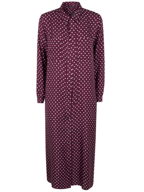 26SS 로라 우비나티 숏 원피스 E6V04TP 08 BORDEAUX WHITE