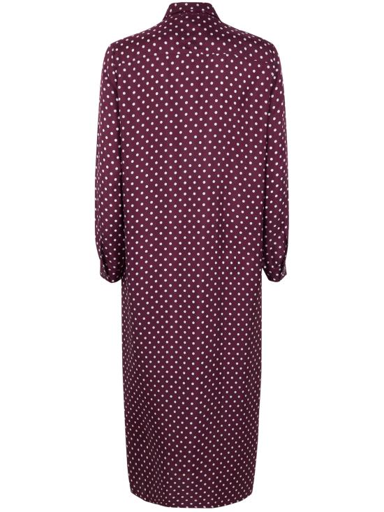 26SS 로라 우비나티 숏 원피스 E6V04TP 08 BORDEAUX WHITE - LAURA URBINATI