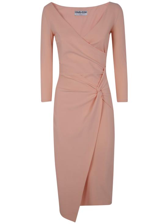 26SS 키아라보니 미디 원피스 ABAXASMMLR BS 67870 LEATHER