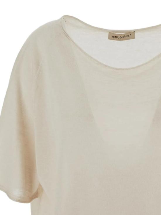 26SS 젠트리포르토피노 스웨터 D645HM 098 G0027 ECRU - GENTRY PORTOFINO