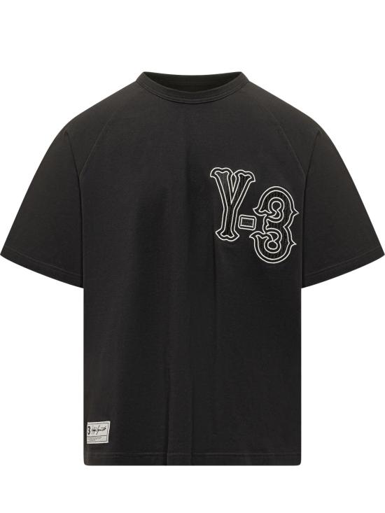 26SS 와이쓰리 반팔 티셔츠 KQ9307 BLACK