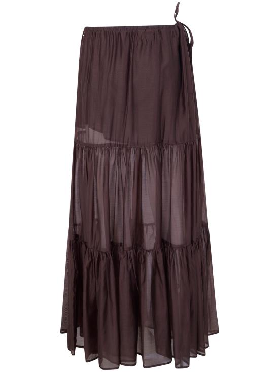 26SS 트윈셋 미디 스커트 261TF2043 12110 COFFEE LIQUEUR - TWINSET