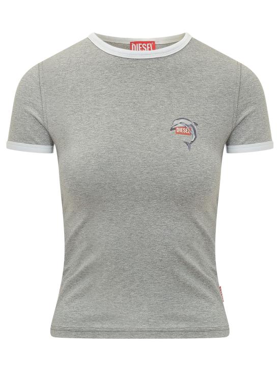 26SS 디젤 반팔 티셔츠 A219170QHHA 9CB BIANCO