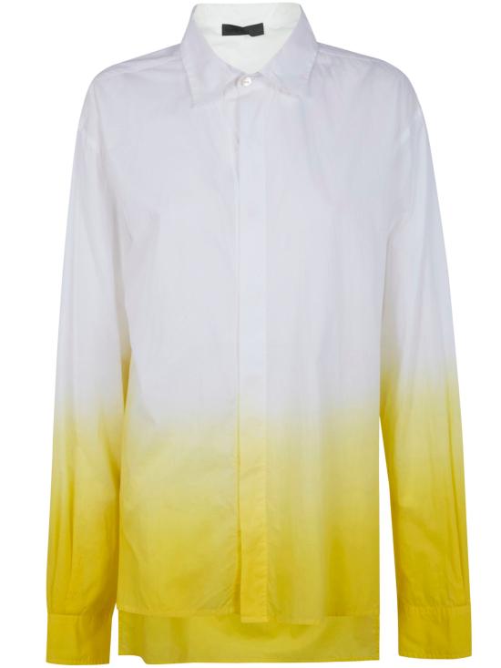 26SS 마리아 칼데라라 셔츠 V202MH 12 WHITE WARM YELLOW