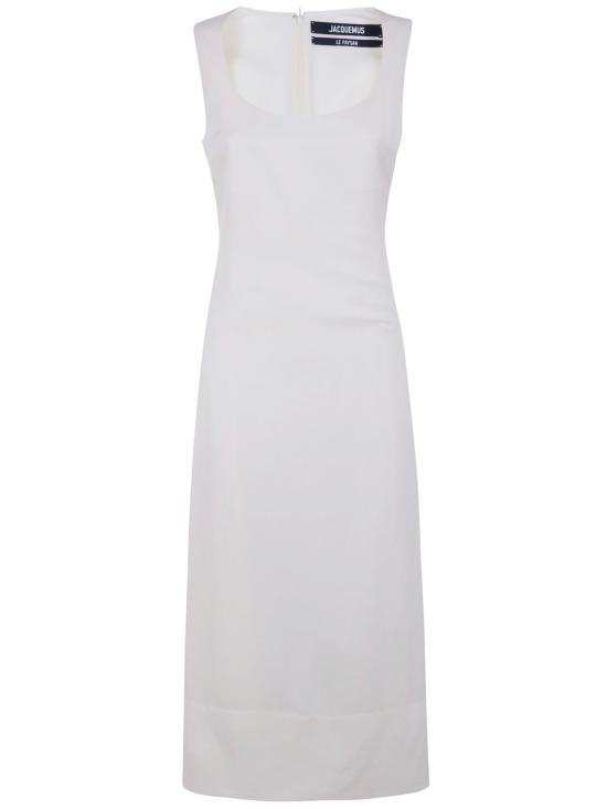 26SS 자크뮈스 미디 원피스 26EDRW00736AW00746 110 OFF WHITE
