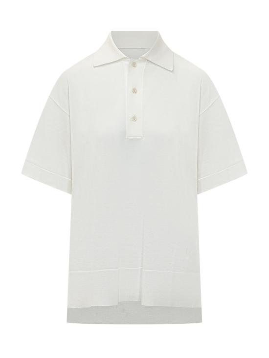 26SS 아미 폴로 티셔츠 UPL431KN0066 136 BLANC CREME