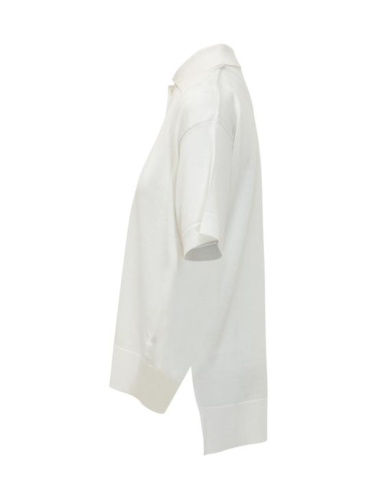 26SS 아미 폴로 티셔츠 UPL431KN0066 136 BLANC CREME - AMI