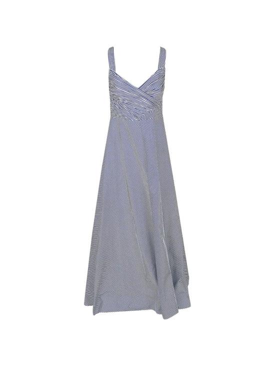 26SS 랄프 로렌 롱 원피스 253P08754001 BLUE WHITE - RALPH LAUREN