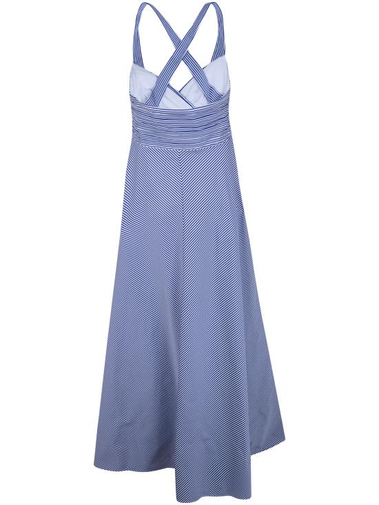 26SS 랄프 로렌 롱 원피스 253P08754001 BLUE WHITE - RALPH LAUREN