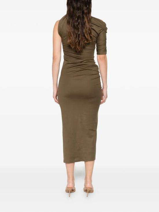 26SS 자크뮈스 롱 원피스 26EDRW00142AJ00260 580 DARK KHAKI - JACQUEMUS