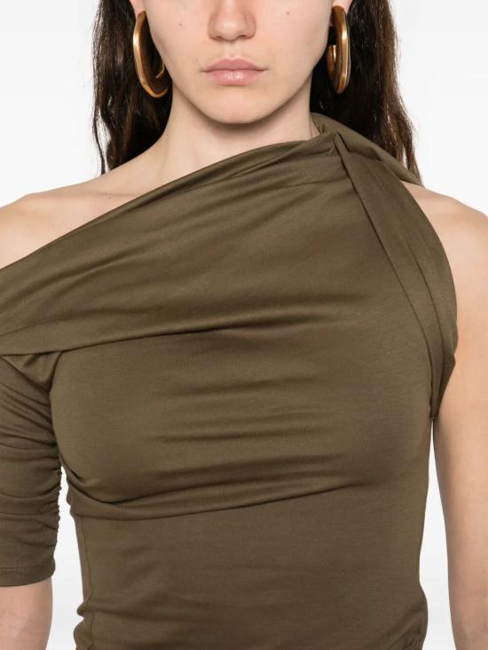 26SS 자크뮈스 롱 원피스 26EDRW00142AJ00260 580 DARK KHAKI - JACQUEMUS