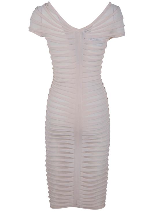 26SS 엘리자베타프랜치 미디 원피스 AM26T62E2 193 BUTTER - ELISABETTA FRANCHI