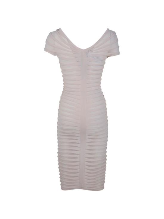 26SS 엘리자베타프랜치 미디 원피스 AM26T62E2 193 BUTTER - ELISABETTA FRANCHI