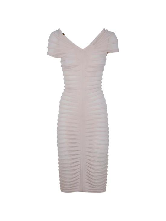 26SS 엘리자베타프랜치 미디 원피스 AM26T62E2 193 BUTTER - ELISABETTA FRANCHI