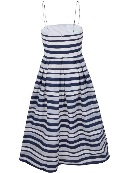 26SS 랄프 로렌 미디 원피스 253P08699001 NAVY CREAM MULTI - RALPH LAUREN