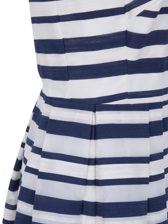 26SS 랄프 로렌 미디 원피스 253P08699001 NAVY CREAM MULTI - RALPH LAUREN