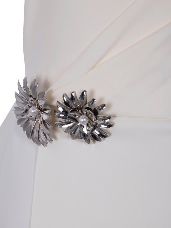 26SS 키아라보니 점프수트 TUSUZUEBICBRZP BS 80237 CREAM BLACK - CHIARA BONI