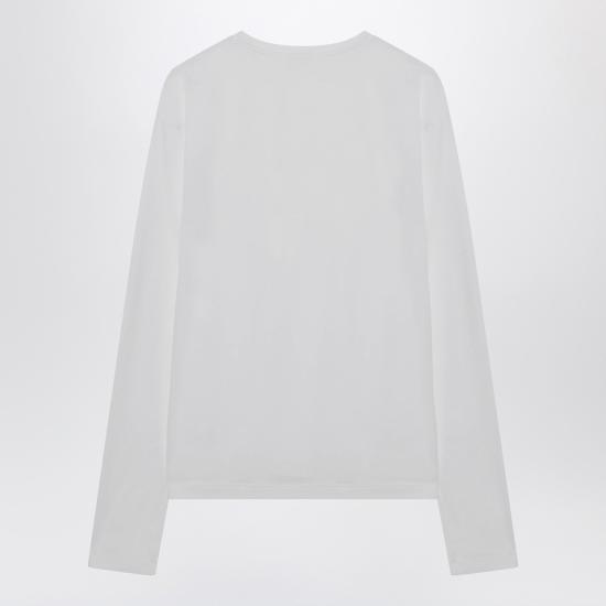 26SS 토템 긴팔 티셔츠 253 WRT0588FB0419 White - TOTEME