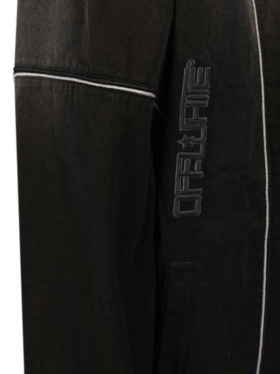 26SS 오프화이트 자켓 OMBD05MS26FAB0020001 BLACK - OFF WHITE