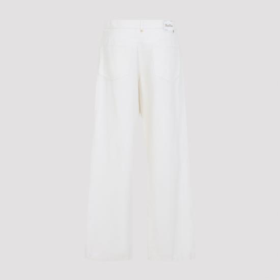 26SS 에스막스마라 스트레이트 팬츠 2619131083600 001 BIANCO LINO - 'S MAX MARA