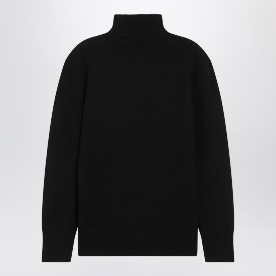 25FW 토템 터틀넥 252 WRT0474YA0016 Black - TOTEME