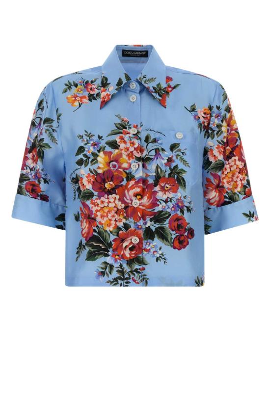 26SS 돌체앤가바나 셔츠 F5T50TIS11I HC5ZO MAZZFIORIFCELESTE