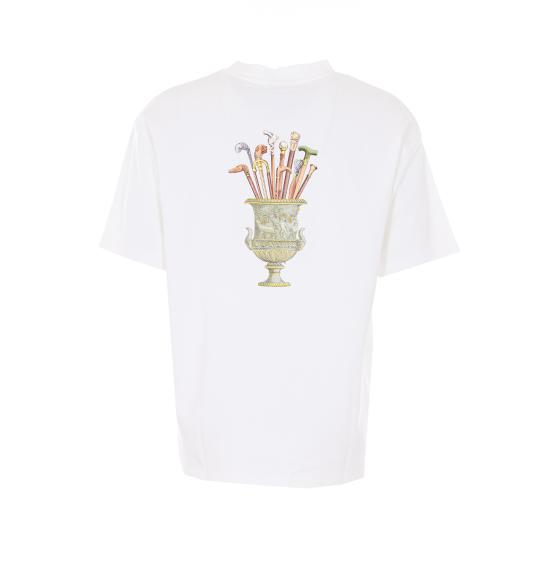 26SS 드롤드무슈 반팔 티셔츠 TS313 CO002OW White - DROLE DE MONSIEUR