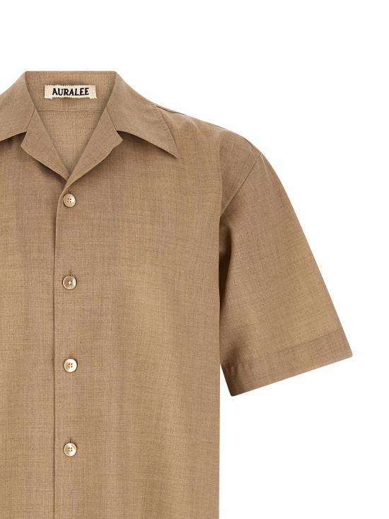 26SS 오라리 긴팔 셔츠 A26SS02CPTOPBROWNBEIGE Beige - AURALEE