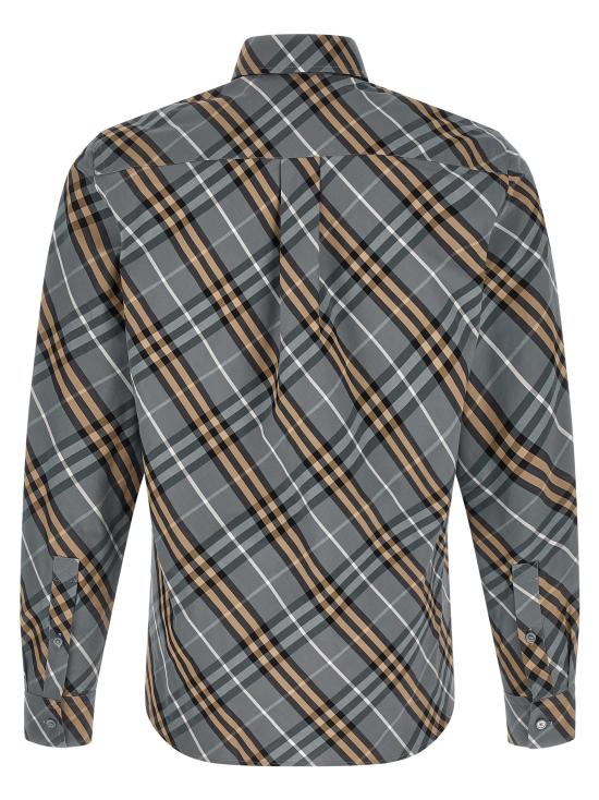 26SS 버버리 긴팔 셔츠 8123670WAVEBLUEIPCHECK Multicolor - BURBERRY