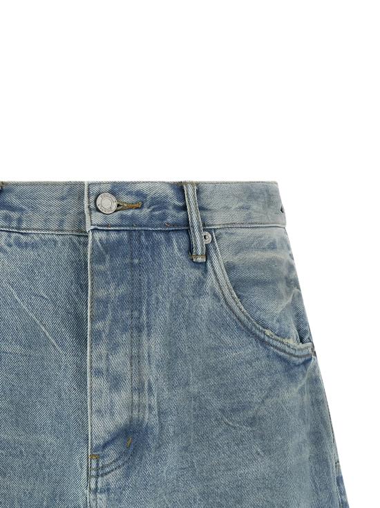 26SS 퍼플 브랜드 숏팬츠 P070RTJL226LTINDIGO Light Blue - PURPLE BRAND