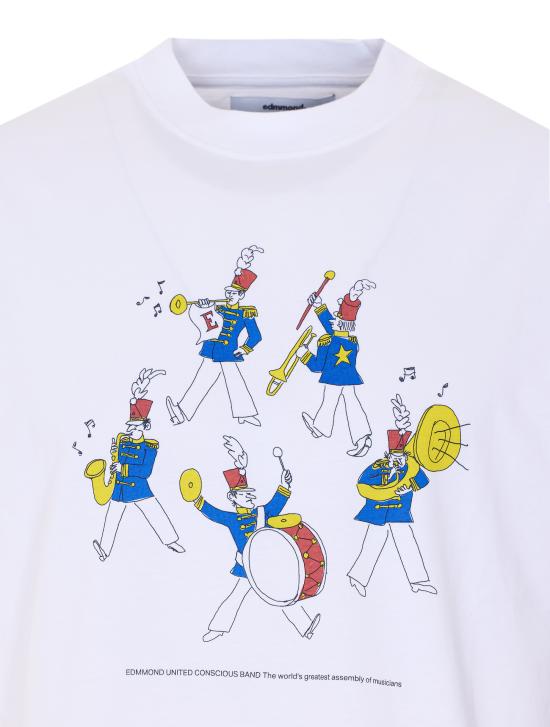 26SS 에드몬드 스튜디오 반팔 티셔츠 3025000 WHITE White - EDMMOND STUDIOS