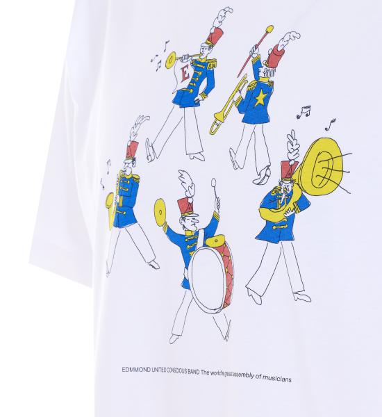 26SS 에드몬드 스튜디오 반팔 티셔츠 3025000 WHITE White - EDMMOND STUDIOS