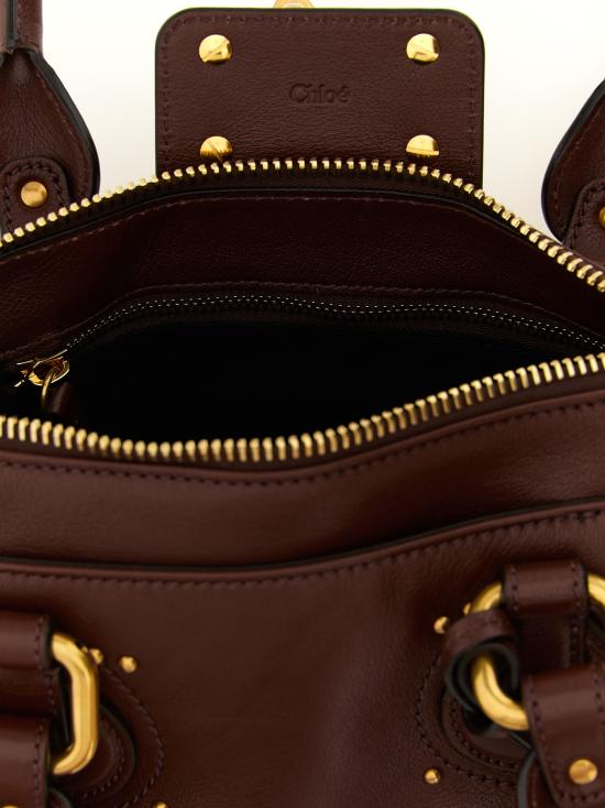 26SS 끌로에 스몰 그레인드 레더 패딩턴 백 CH26SS805P7527M Brown - CHLOE