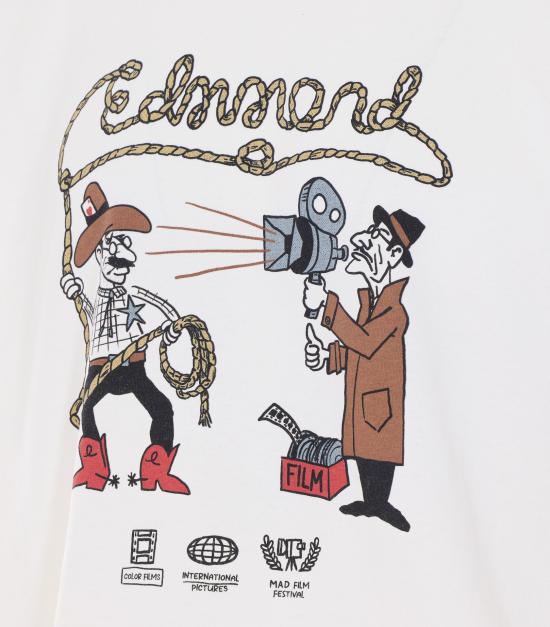 26SS 에드몬드 스튜디오 반팔 티셔츠 3031010 OFF WHITE White - EDMMOND STUDIOS