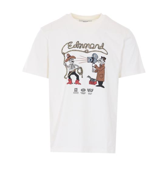 26SS 에드몬드 스튜디오 반팔 티셔츠 3031010 OFF WHITE White