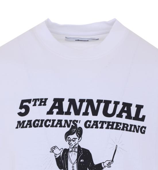 26SS 에드몬드 스튜디오 반팔 티셔츠 3026000 WHITE White - EDMMOND STUDIOS