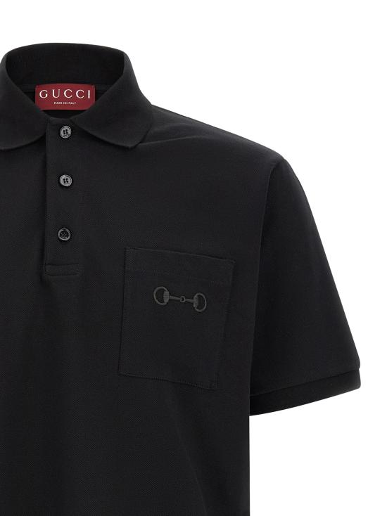 26SS 구찌 폴로 티셔츠 854796XJHQP1043 Black - GUCCI