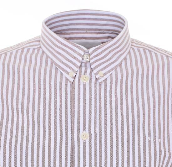 26SS 엔엔07 긴팔 셔츠 2525910247 TERRACOTTA STRIPE Brown - NN07