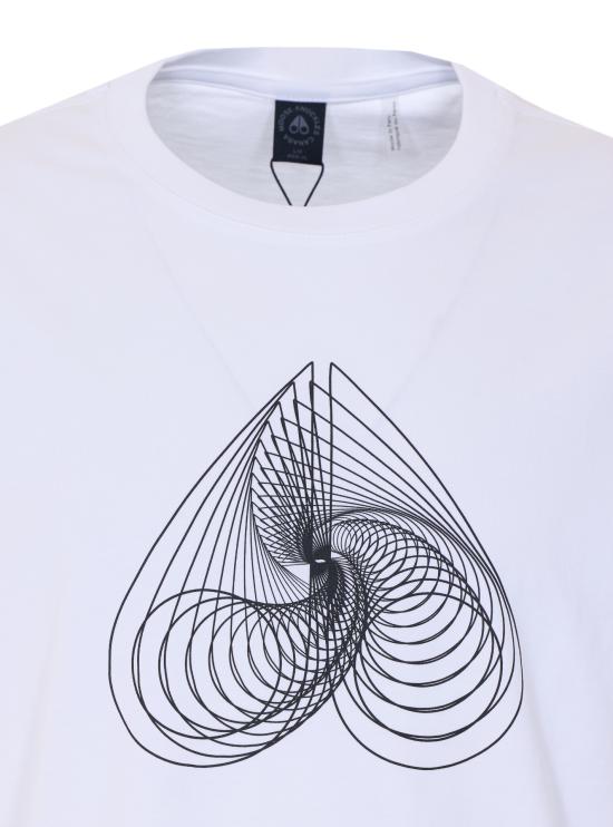 26SS 무스너클 반팔 티셔츠 M16MT733 909 White - MOOSE KNUCKLES