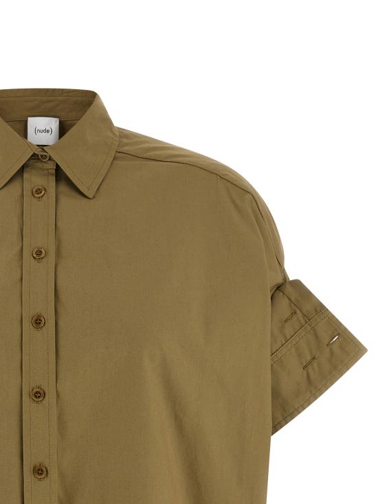 26SS 누드 블라우스 1103E26386513 Green - NUDE